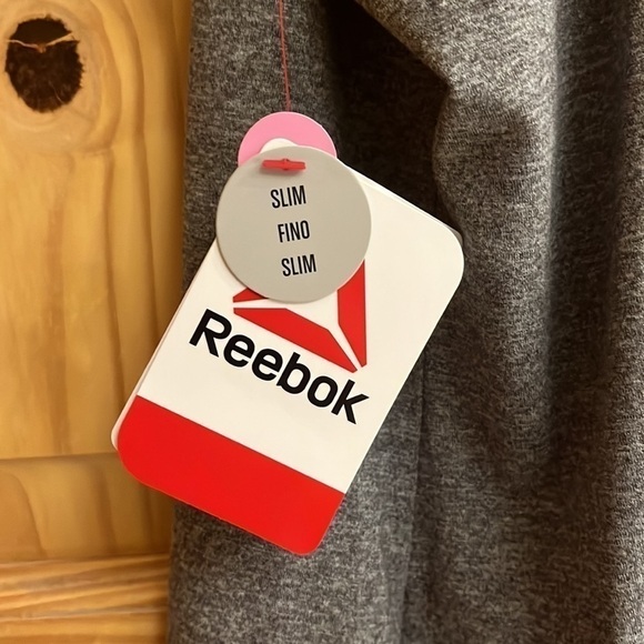 REEBOK Gray Athletic Racerback Tank Top - Picture 6 of 8